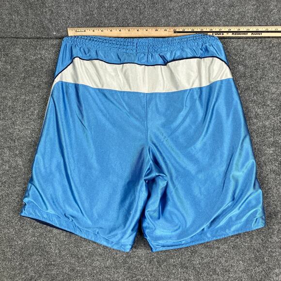 Nike Athletic Shorts Men 32 Blue White Dri-Fit Active Running Workout Reversable - Picture 6 of 9